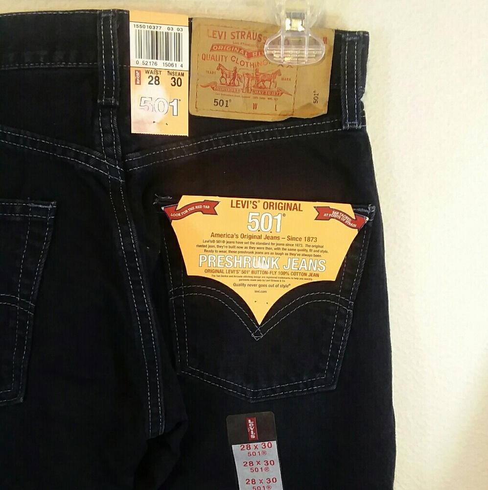 Levi Strauss 501 Jeans Size 28x30 Man Original